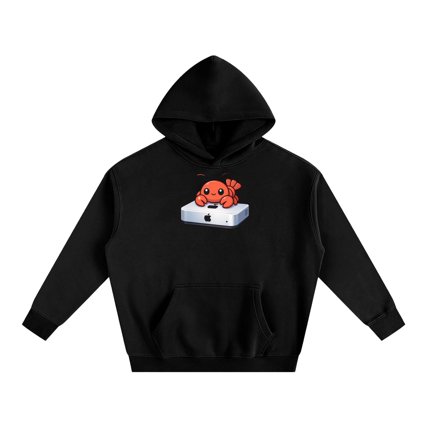 clawdbot oversized fleece hoodie