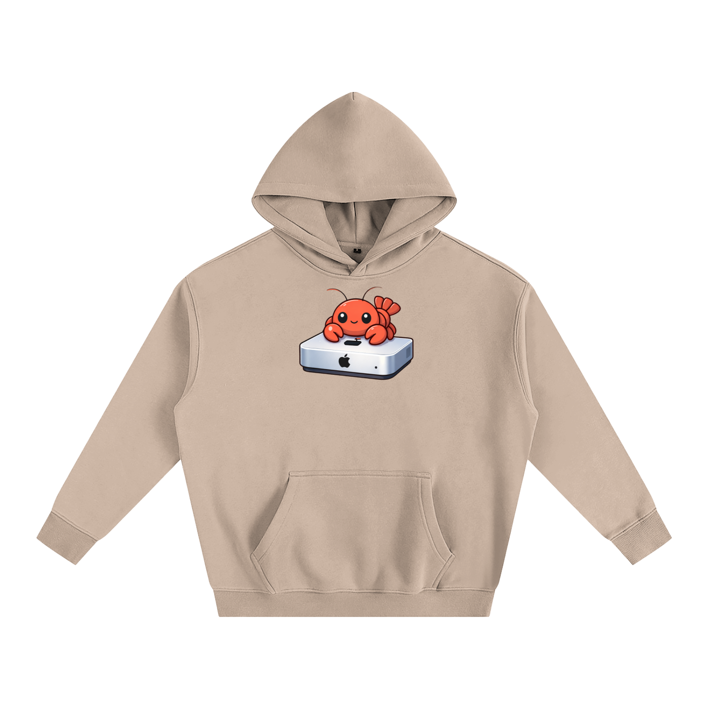 clawdbot oversized fleece hoodie